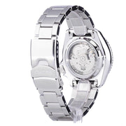 Seiko 5 Sports Automatic Black Dial Silver Steel Strap Watch For Men - SRPD57K1