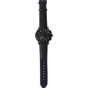 Gucci G Chrono Black Dial Black Leather Strap Watch For Men - YA101203