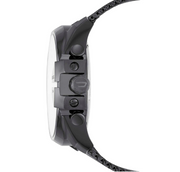 Diesel Mega Chief Chronograph Black Dial Black Mesh Strap Watch For Men - DZ4527