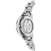 Seiko Presage Sharp Edged Series GMT Green Dial Silver Steel Strap Watch For Men - SPB219J1
