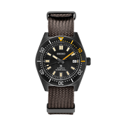 Seiko Prospex Black Series 1965 Limited Edition Black Dial Brown NATO Strap Watch For Men - SPB253J1