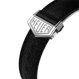Tag Heuer Monaco Automatic Chronograph Blue Dial Black Leather Strap Watch for Men - CAW211P.FC6356