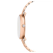 Swarovski Crystalline Wonder Silver Dial Rose Gold Steel Strap Watch for Women - 5656911