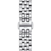 Tissot Le Locle Automatic Diamonds Mother of Pearl Black Dial Silver Steel Strap Watch For Women - T006.207.11.126.00