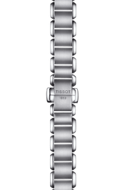 Tissot T Wave Black Dial Silver Steel Strap Watch for Women - T02.1.285.52