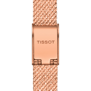 Tissot Lovely Square Lady Quartz Rose Gold Dial Rose Gold Mesh Bracelet Watch For Women - T058.109.33.456.00