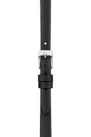 Tissot Lovely Square Quartz Diamonds Black Dial Black Leather Strap Watch For Women - T058.109.16.056.00