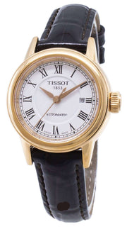 Tissot T Classic Carson White Dial Brown Leather Strap Watch For Women - T085.207.36.013.00