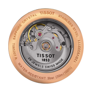 Tissot Carson Automatic White Dial Brown Leather Strap Watch For Women - T085.207.36.011.00