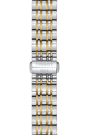 Tissot T Classic Carson Quartz White Dial Two Tone Steel Strap Watch for Men - T085.410.22.013.00