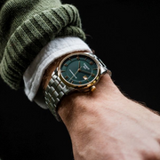 Tissot Luxury Powermatic 80 Green Dial Silver Steel Strap Watch For Men - T086.407.22.097.00