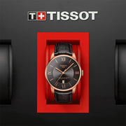 Tissot Chemin des Tourelles Powermatic 80 Brown Dial Brown Leather Strap Watch for Men - T099.407.36.448.00