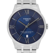 Tissot Chemin Des Tourelles Powermatic 80 Blue Dial Silver Steel Strap Watch for Men - T099.407.11.048.00