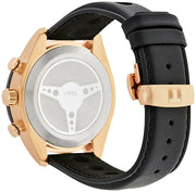 Tissot PRS 516 Chronograph Black Dial Black Leather Strap Watch For Men - T100.417.36.051.00