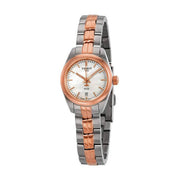 Tissot T Classic PR100 Mother of Pearl Dial Two Tone Steel Strap Watch for Women - T101.010.22.111.01