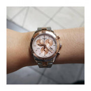 Tissot PR 100 Sport Chic Chronograph Mother of Pearl Dial Two Tone Steel Strap Watch for Women - T101.917.22.151.00