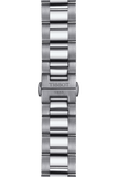 Tissot V8 Quartz Chronograph Black Dial Silver Steel Strap Watch For Men - T106.417.11.051.00