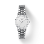 Tissot Everytime Small White Dial Silver Mesh Bracelet Watch For Women - T109.210.11.031.00
