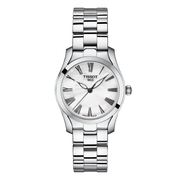 Tissot T Wave T Lady Mother of Pearl Dial Silver Steel Strap Watch For Women - T112.210.11.113.00