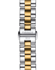 Tissot T Wave Lady White Mother of Pearl Dial Two Tone Steel Strap Watch For Women - T112. 210. 22. 113. 00
