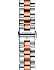 Tissot T Wave Mother of Pearl Dial Two Tone Steel Strap Watch For Women - T112.210.22.113.01