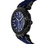Tissot T Race Chronograph Blue Dial Blue Silicone Strap Watch For Men - T115.417.37.041.00