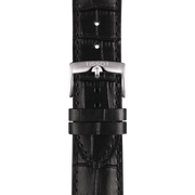 Tissot Chrono XL Classic Black Dial Black Leather Strap Watch For Men - T116.617.16.057.00