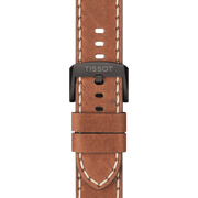 Tissot T Sport Chrono XL Black Dial Brown Leather Strap Watch For Men - T116.617.36.057.00