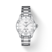 Tissot Seastar 1000 Lady White Dial Silver Steel Strap Unisex Watch - T120.210.11.011.00