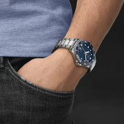 Tissot Seastar 1000 Blue Dial Silver Steel Strap Watch For Men - T120.410.11.041.00
