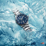 Tissot Seastar 1000 Blue Dial Silver Steel Strap Watch For Men - T120.410.11.041.00