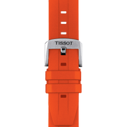 Tissot Seastar 1000 Chronograph Black Dial Orange Rubber Strap Watch For Men - T120.417.17.051.01