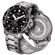 Tissot Seastar 1000 Chronograph Black Dial Silver Steel Strap Watch For Men - T120.417.11.051.00