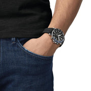 Tissot Seastar 1000 Chronograph Black Dial Black Rubber Strap Watch For Men - T120.417.37.051.02