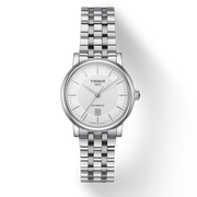 Tissot T Classic Carson Premium Silver Dial Silver Steel Strap Watch for Women - T122.207.11.031.00