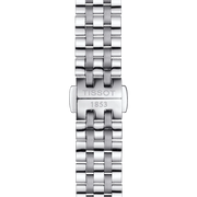 Tissot T Classic Carson Premium Lady Mother of Pearl Pink Dial Silver Steel Strap Watch For Women - T122.210.11.159.00