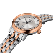 Tissot Carson Premium Lady Silver Dial Two Tone Steel Strap Watch For Women - T122.210.22.033.01