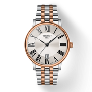 Tissot Carson Premium White Dial Two Tone Steel Strap Watch For Men - T122.410.22.033.00