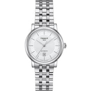 Tissot T Classic Carson Premium Silver Dial Silver Steel Strap Watch for Women - T122.207.11.031.00