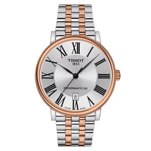 Tissot Carson Premium White Dial Two Tone Steel Strap Watch For Men - T122.410.22.033.00
