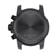 Tissot Supersport Chrono Black Dial Beige Nylon Strap Watch For Men - T125.617.37.051.01