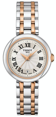 Tissot Bellissima Small Lady White Dial Two Tone Steel Strap Watch For Women - T126.010.22.013.01