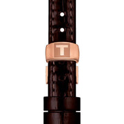 Tissot Bellissima Small Lady White Dial Brown Leather Strap Watch For Women - T126.010.36.013.00