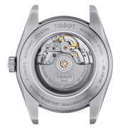 Tissot Gentleman Powermatic 80 Silicium Blue Dial Brown Leather Strap Watch For Men - T127.407.16.041.00