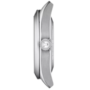 Tissot Gentleman Powermatic 80 Silicium Ice Blue Silver Steel Strap Watch For Men - T127.407.11.351.00