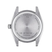Tissot Gentleman Black Dial Black Leather Strap Watch For Men - T127.410.16.051.00