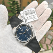 Tissot PRX Powermatic 80 Blue Dial Black Rubber Strap Watch for Men - T137.407.17.041.00
