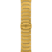 Tissot PRX Champagne Yellow Gold Dial Gold Steel Strap Watch for Men - T137.410.33.021.00