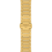 Tissot PRX Powermatic 80 Gold Dial Gold Steel Strap Watch for Men - T137.207.33.021.00