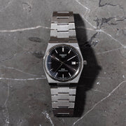 Tissot PRX Powermatic 80 Black Dial Silver Steel Strap Watch for Men - T137.407.11.051.00